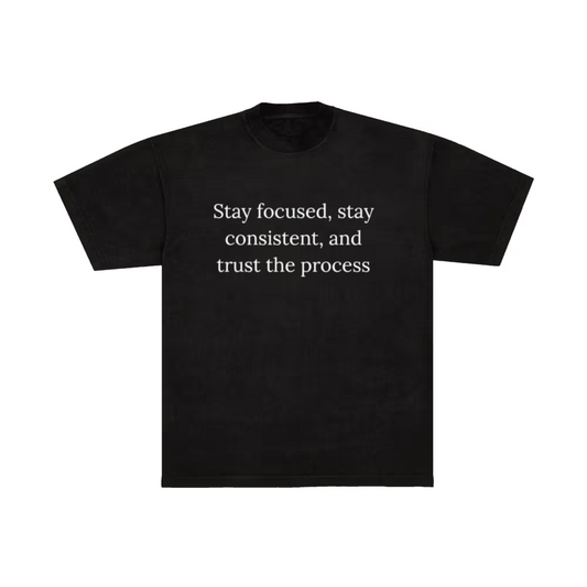 Stay focused, stay consistent, and trust the process
